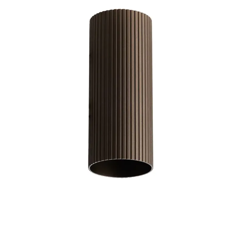 Azzardo Klosz szklany ryflowany brązowy 30cm AZ6141 z serii LUCAS RIBBED TUBE Wyjątkowa oferta