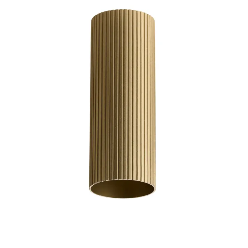 Azzardo Lampa wisząca tuba złota ryflowana 40cm AZ6144 z serii LUCAS RIBBED TUBE Zamów dziś