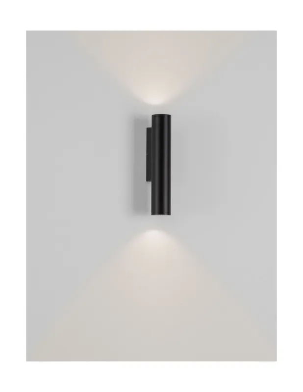 Kinkiet elewacyjny tuba góra-dół Ritonip LED 2700K 4,5cm H23cm ciemny antracyt Rabat