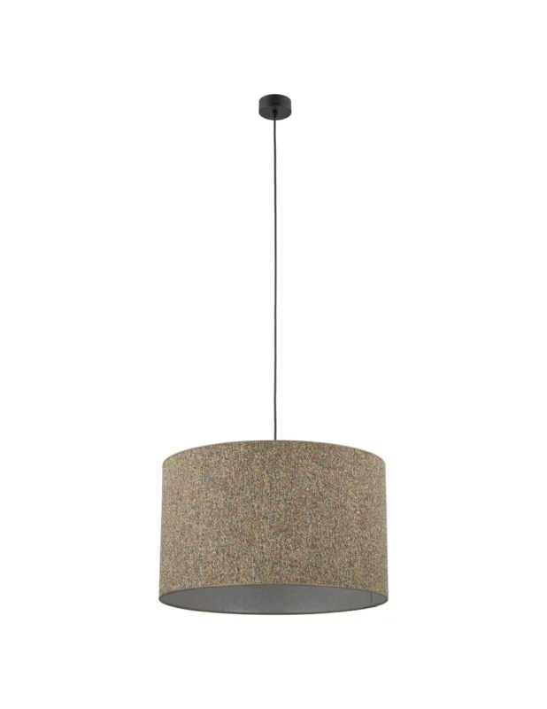 Lampa wisząca okrągła z abażurem Vellum 50cm zielony / multikolor TK Lighting Kup online
