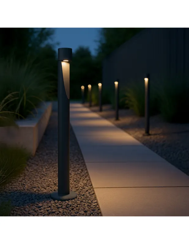 Słupek ogrodowy Sena LED IP65 60cm szary TK Lighting Hit sprzedaży