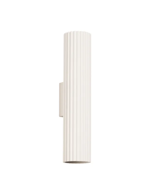 Wybór klientów Kinkiet ryflowany góra-dół Karbon H30cm beżowy Sollux