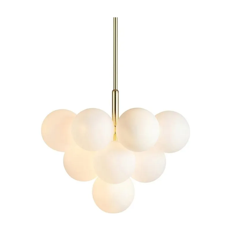 Wybór klientów Lampa wisząca szklane kule glamour Merlot 56 Biały/Złoty Markslojd