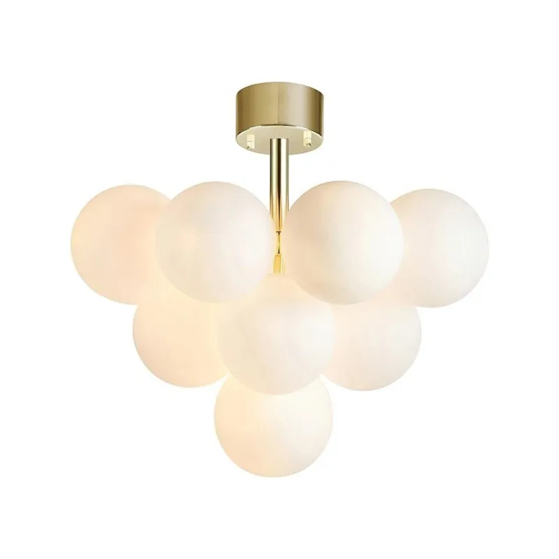 Zniżka Lampa sufitowa szklane kule glamour Merlot 56 Biały/Mosiądz Markslojd