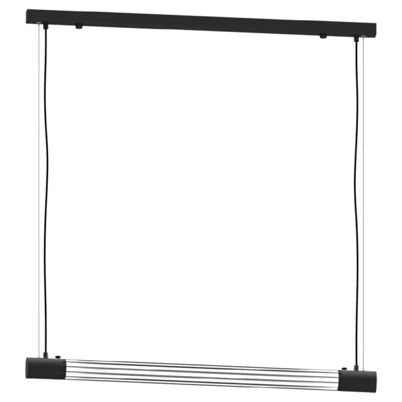 Wyprzedaż Lampa wisząca druciana podłużna Valo 80 Czarna Thoro