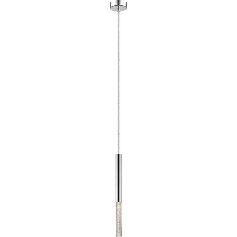 Niska cena Lampa wisząca tuba nowoczesna ONE LED srebrna ZumaLine