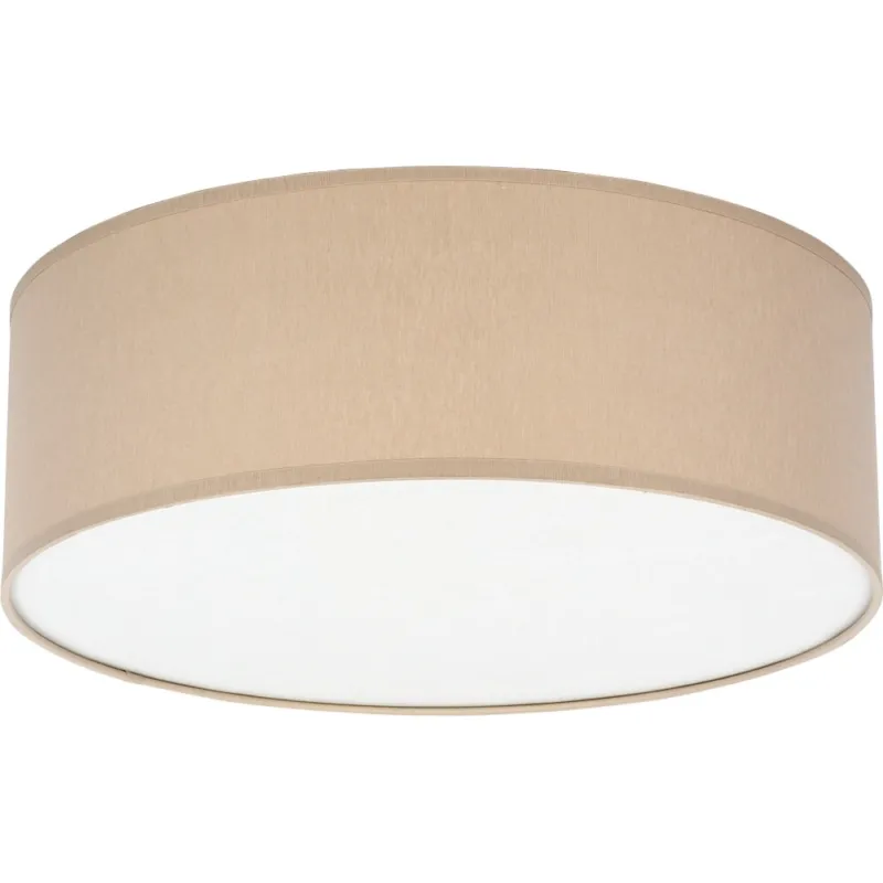 Wyjątkowa oferta Plafon okrągły z abażurem Rondo 38 Beżowy TK Lighting