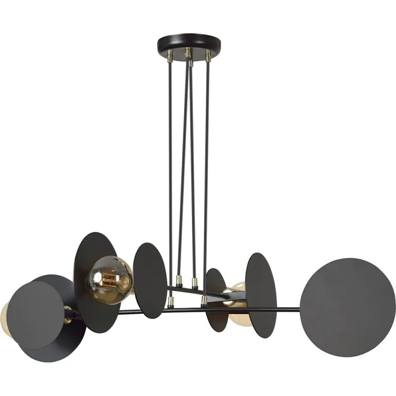 Dostępne od ręki Lampa wisząca loft Idea IV 96 czarna Emibig