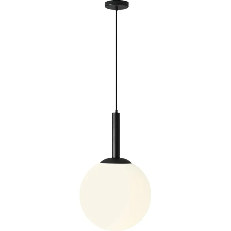 Lampa wisząca szklana kula Bosso 40 biało-czarna Aldex Tylko dziś