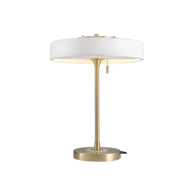 Lampa stołowa designerska Artdeco biało-złota Step Into Design Nie przegap