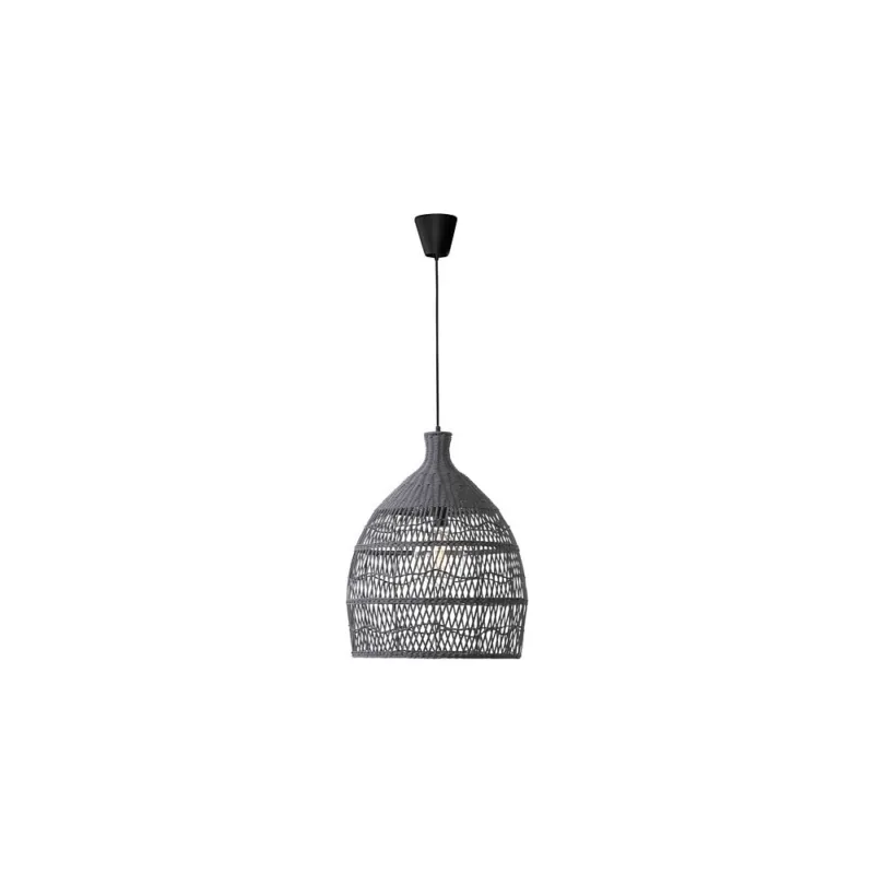 Lampa wisząca rattanowa boho Tanic 42 szara Kup teraz