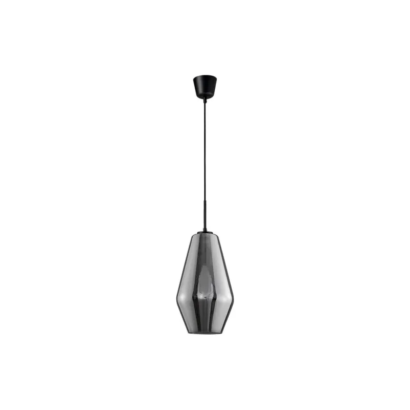 Lampa wisząca szklana nowoczesna Renne 17 szary/chrom Nie przegap