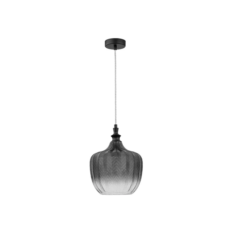 Lampa wisząca szklana dekoracyjna Omnia 24 szara Najlepsza cena