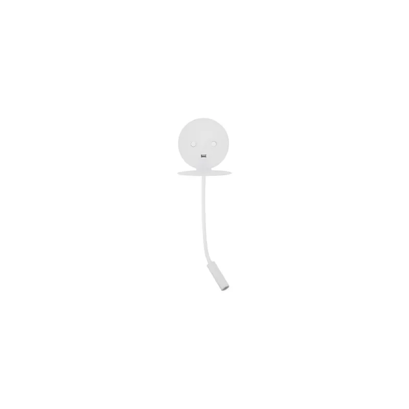 Premium Kinkiet z włącznikiem i półką Sticky LED biały
