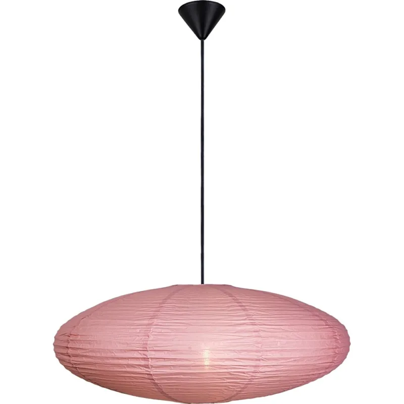 Lampa wisząca/klosz japandi Villo 60cm różowy papier ryżowy Nordlux Hit sprzedaży