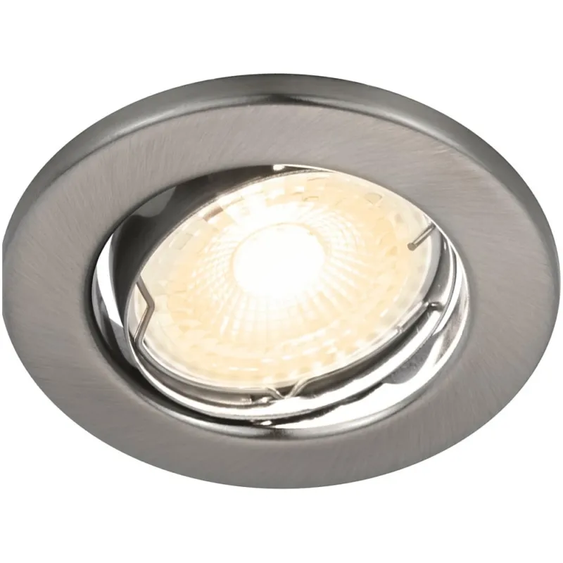 Zniżka Lampa podtynkowa downlight 3 sztuki Canis LED 2700K nikiel szczotkowany Nordlux