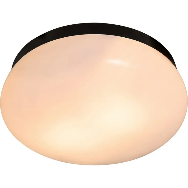 Hit sprzedaży Plafon łazienkowy okrągły Foam 34cm biało-czarny Nordlux