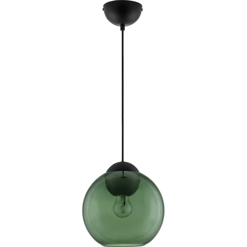 Wybór klientów Lampa wisząca szklana kula retro Verde 24cm zielona