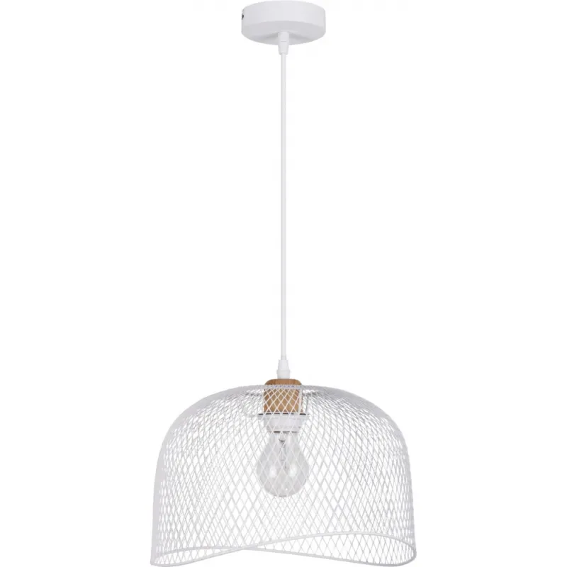Bezpieczna płatność Lampa wisząca ażurowa Myron 30cm biała
