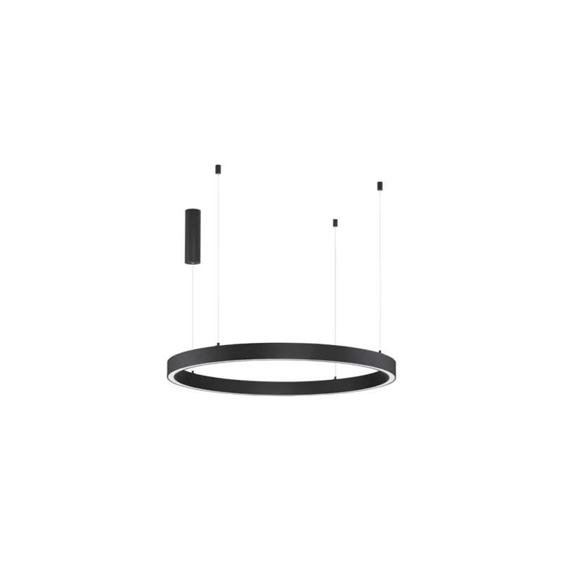 Niska cena Lampa wisząca okrągła nowoczesna Astra LED 100cm 3000K 60W czarna