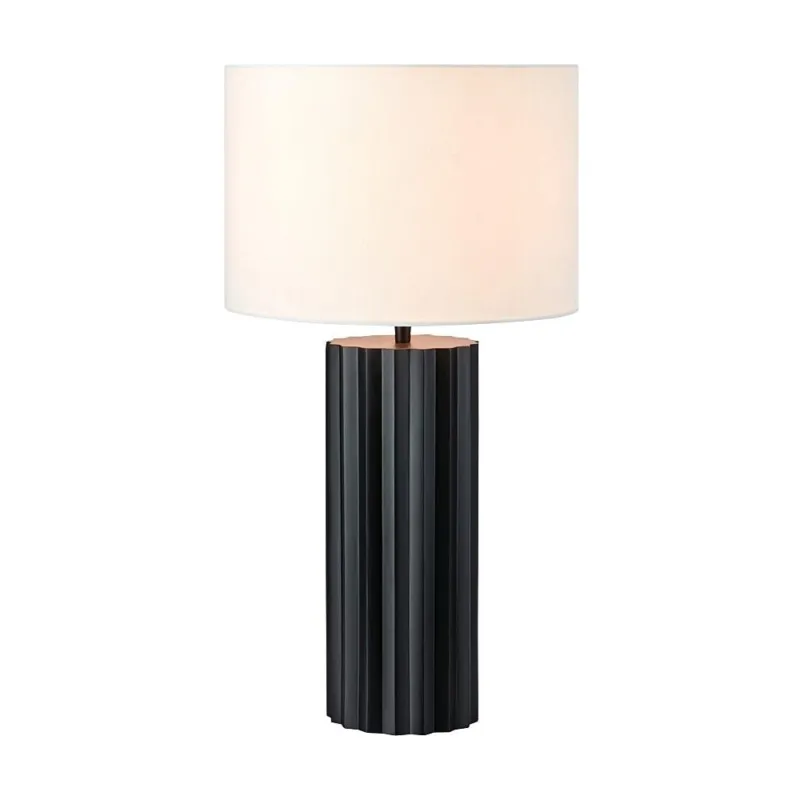Wybór klientów Lampa na komodę z abażurem Hashira biały/czarny Markslojd
