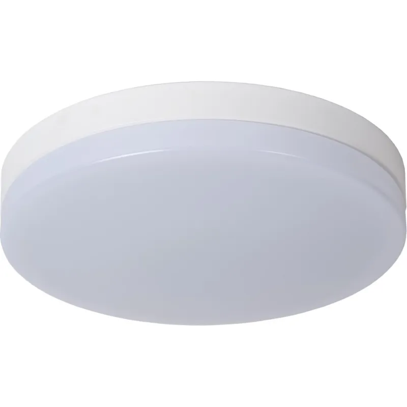 Plafon łazienkowy z czujnikiem ruchu Biskit LED 40cm 2700K IP44 biały Lucide Nowy