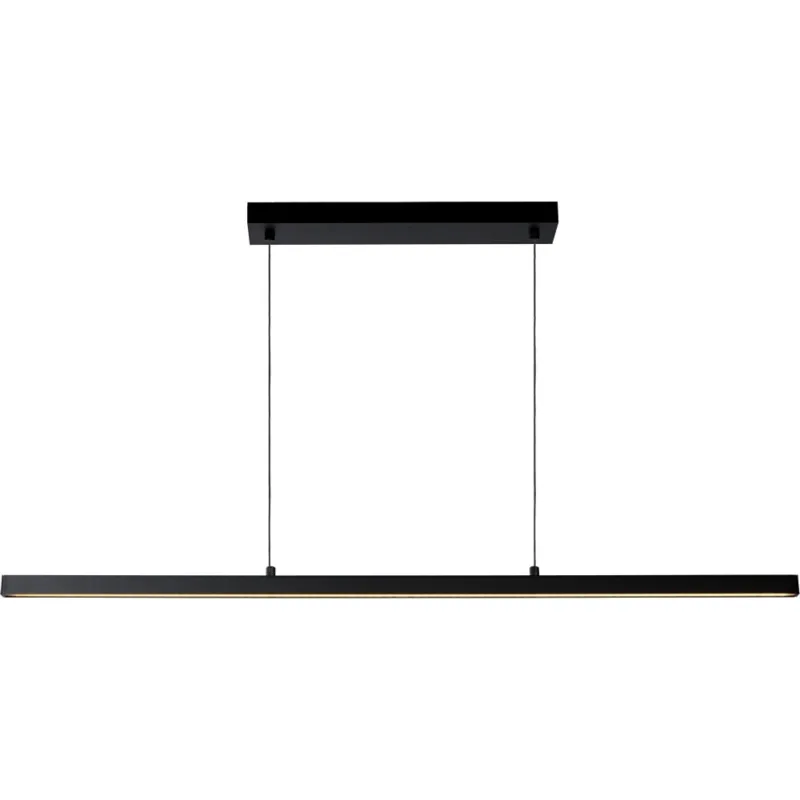 Lampa wisząca podłużna ściemniana Sigma LED 148cm 2700K czarna Lucide Wyjątkowa oferta