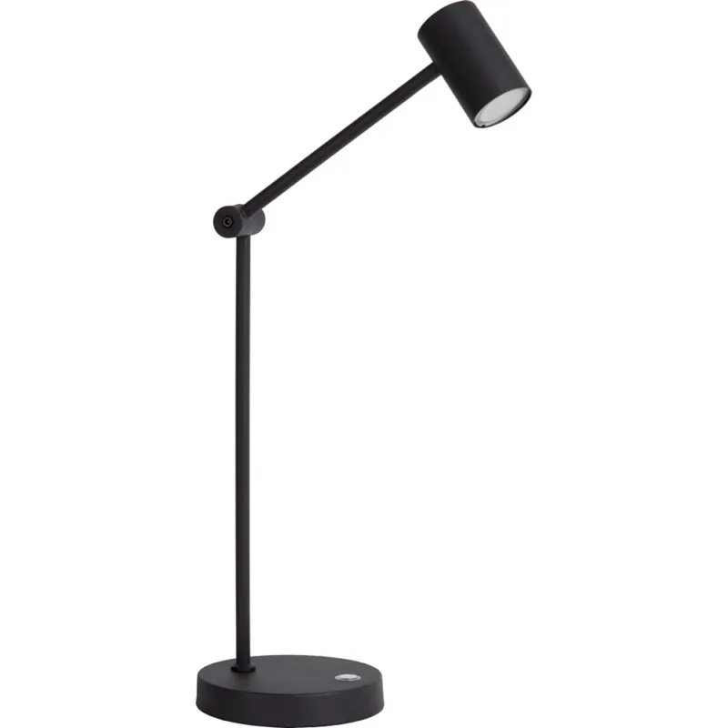Bezpieczna płatność Lampa biurkowa ze ściemniaczem Tipik LED 2700K czarna Lucide