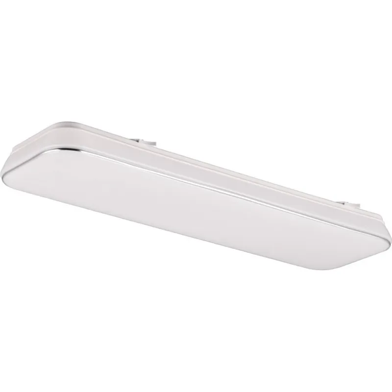 Zamów dziś Plafon nowoczesny ściemniany Blanca LED 4000K 60x17cm biały / srebrny Reality