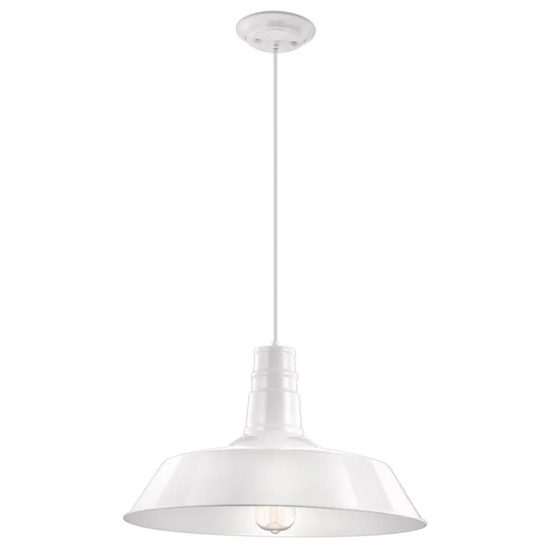 Dostępne od ręki Uniwersalna lampa wisząca biała Tariba