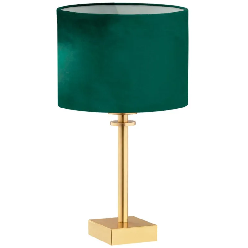 Lampa stołowa na mosiężnym stelażu Abbano Sprawdź teraz