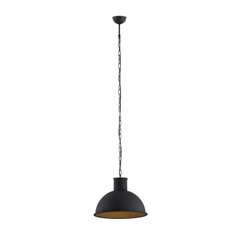 Industrialna lampa wisząca ze stalowym kloszem Eufrat Niska cena