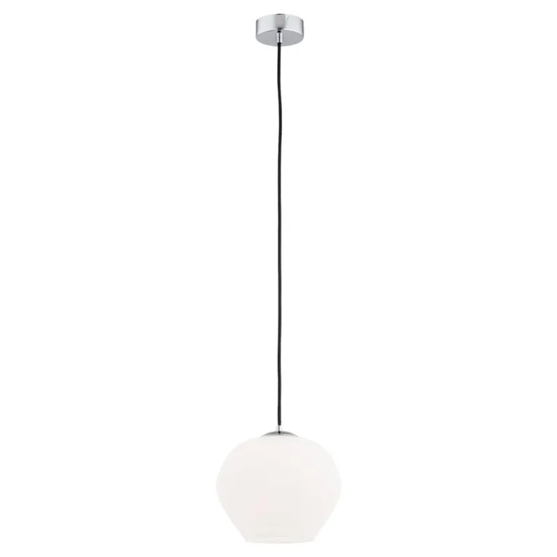 Obniżka ceny Lampa wisząca z mlecznobiałym kloszem Kalimera S
