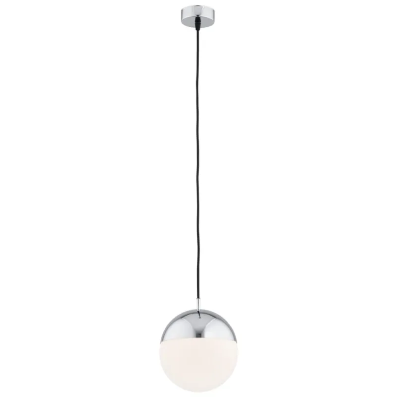 Cena promocyjna Pojedyncza lampa wisząca Livia B z białym kloszem