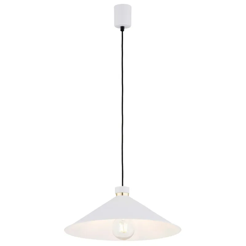 Pojedyncza lampa wisząca ze stalowym kloszem Nashville Wyjątkowa oferta