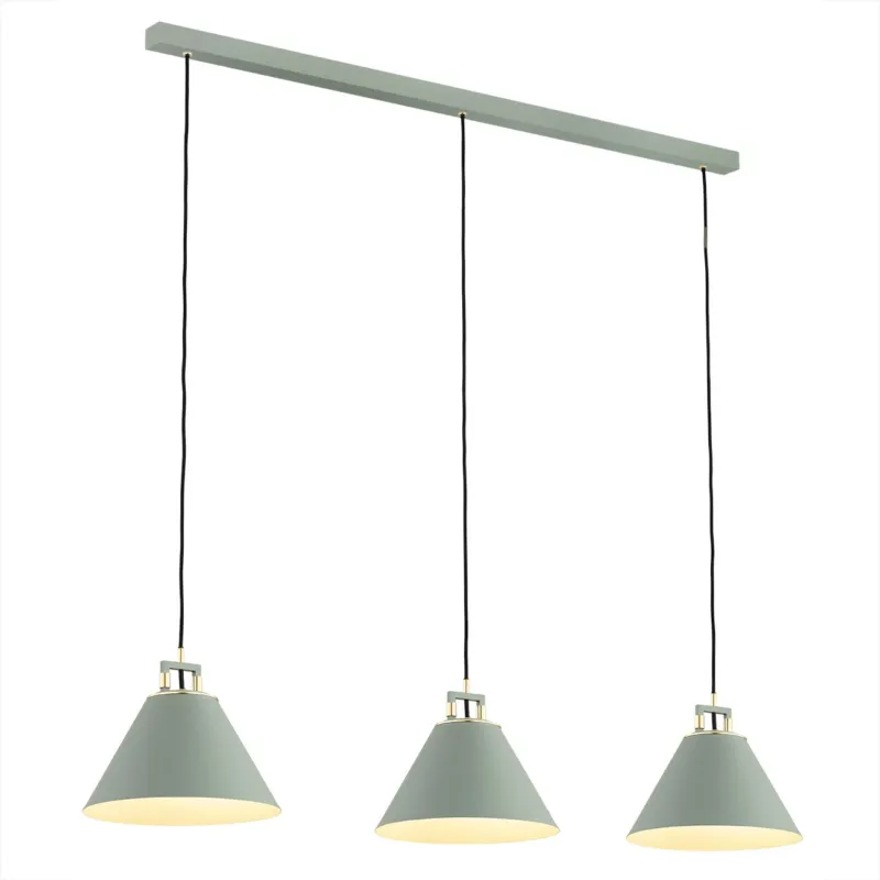 Wyjątkowa oferta Szałwiowa lampa wisząca Orte 3 na listwie