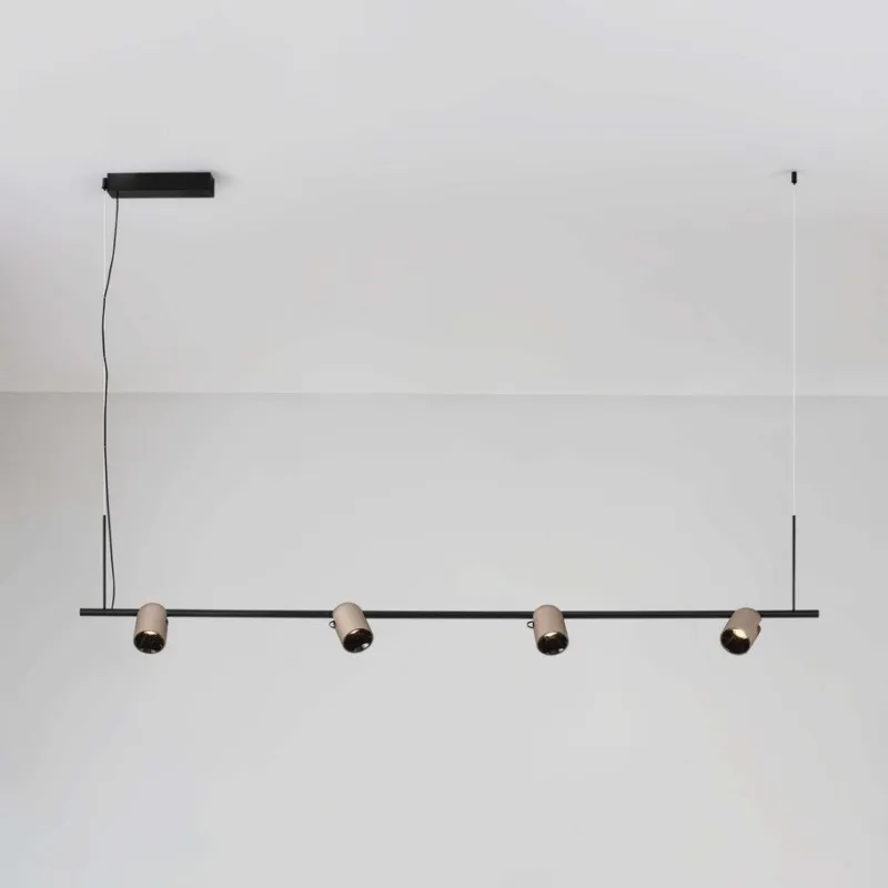 Nowoczesna lampa wisząca Bulobu 4 z reflektorami Tani