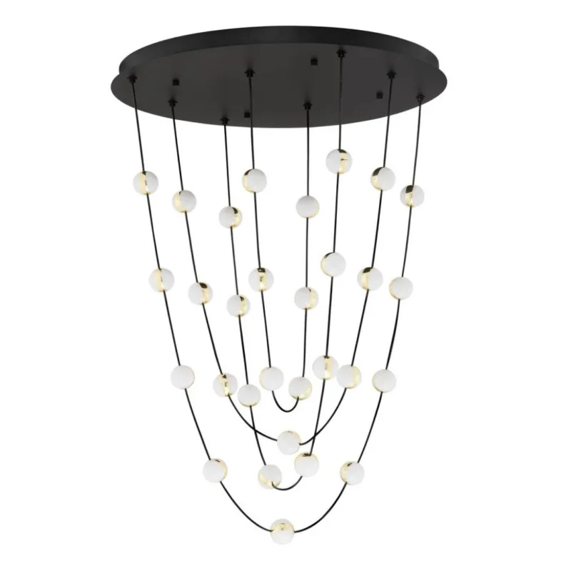 Szybka dostawa Designerska lampa wisząca – korale Cutervo