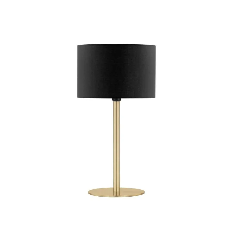 Szybka dostawa Elegancka lampka nocna Guaviare z czarnym abażurem