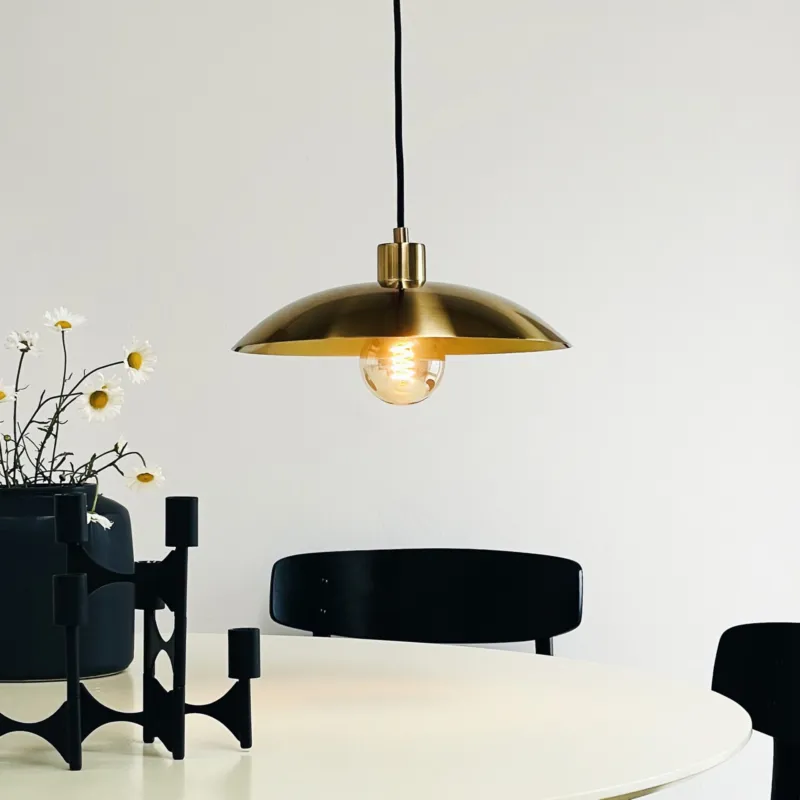 Elegancka lampa wisząca Paris w mosiężnym kolorze Hit sprzedaży