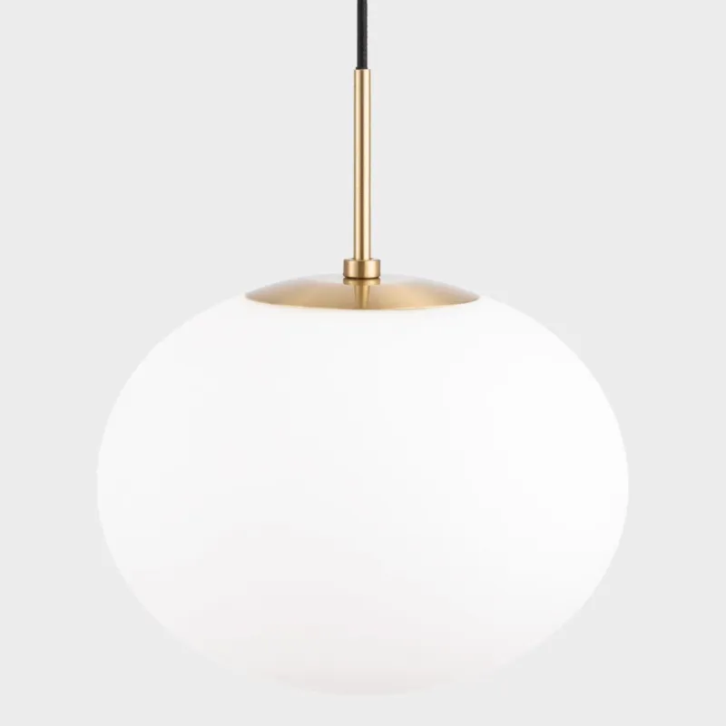 Duża lampa wisząca Princess na mosiężnym stelażu Premium