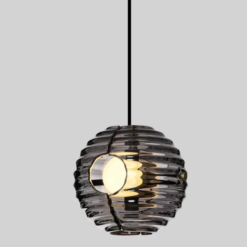 Szybka wysyłka Elegancka lampa wisząca Seco LED ze szklanym kloszem