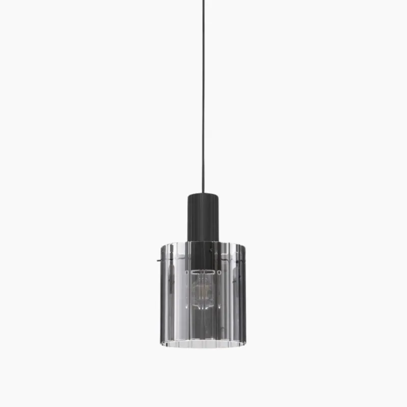 Czarna lampa wisząca Oran na okrągłej podsufitce Kup online