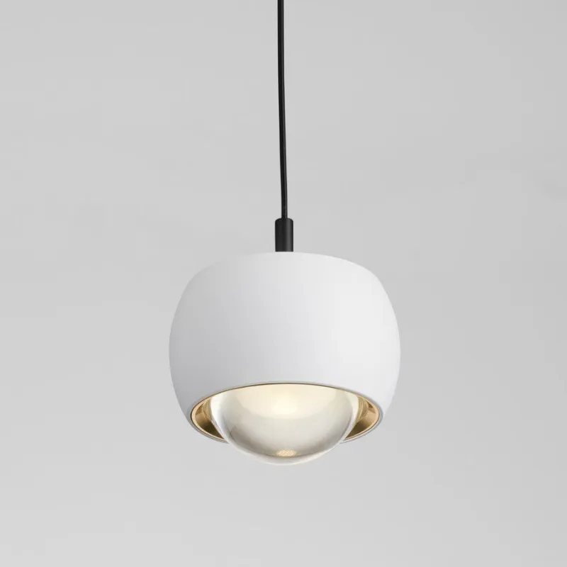 Pojedyncza lampa wisząca Lima LED w białym kolorze Tani