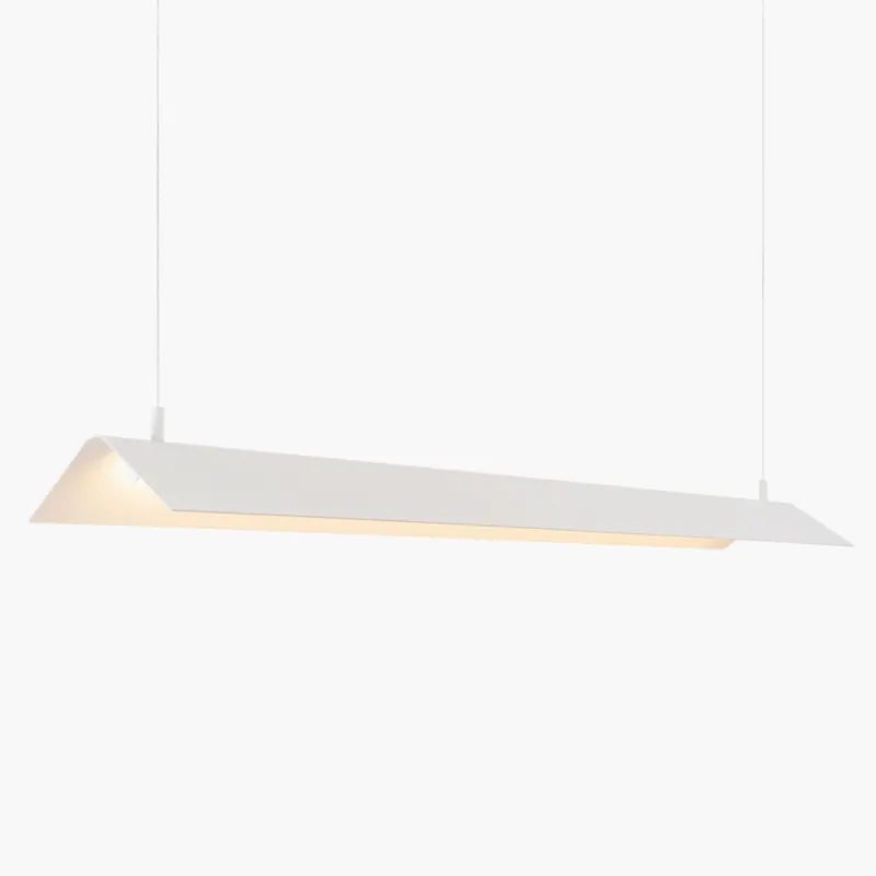 Listwowa lampa wisząca w białym kolorze Elva Do wyczerpania zapasów
