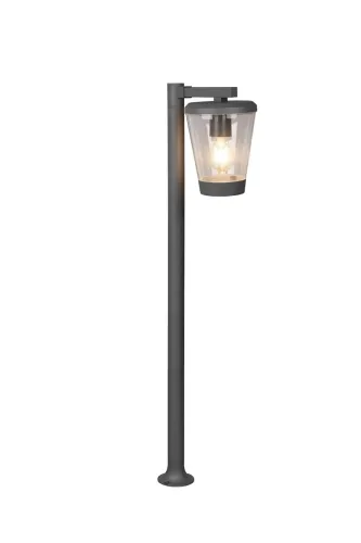 Nowość Lampa zewnętrzna stojąca latarnia IP44 antracyt Trio Lighting 411060142 Cavado 1xE27 100cm