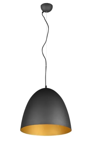 Elegancka lampa wisząca z czarno złotym kloszem metalowym RL R30661980 Tilda 1xE27 40cm Darmowy zwrot