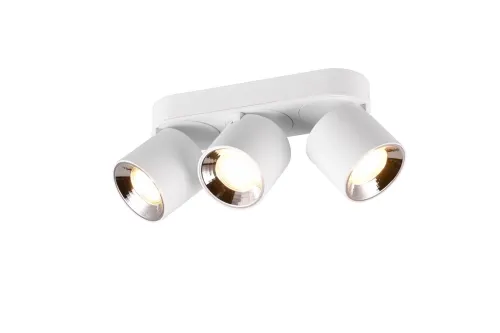 Lampa sufitowa trzy elastyczne reflektory na listwie biały mat Trio Lighting 651000331 Guayana 3xGU10 Hit cenowy