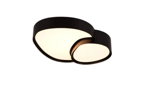 Zniżka Lampa sufitowa plafon designerski matowy czarny Trio Lighting 647510232 Rise LED 21W 2700K-6500K