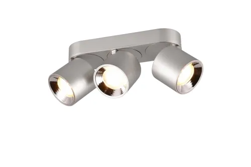Lampa sufitowa trzy elastyczne reflektory na listwie nikiel mat Trio Lighting 651000307 Guayana 3xGU10 Kup online